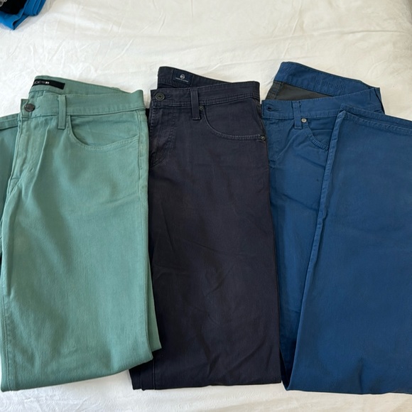 3 - Men’s Slim Straight Jeans - Joe’s , AG , 7 For All Mankind - Picture 2 of 11
